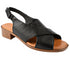 Sandale casual, dama, ANNA VIOTTI, D42-6025 negru, piele naturala